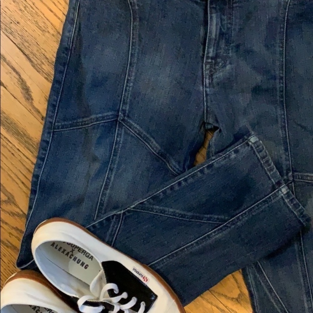 STELLA MCCARTNEY Patchwork Straight Leg Jeans - image 4